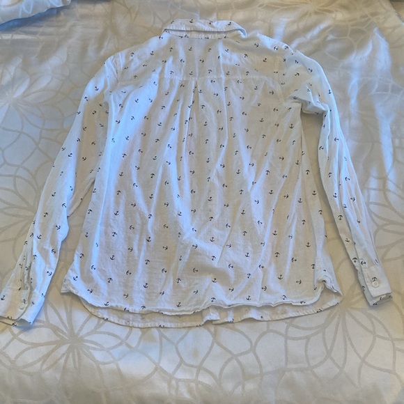 Anchor print button down - Picture 3 of 3